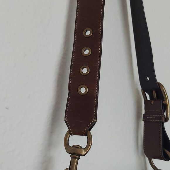 Vintage Coach Signature C Monogram Crossbody Bag - Picture 15 of 16